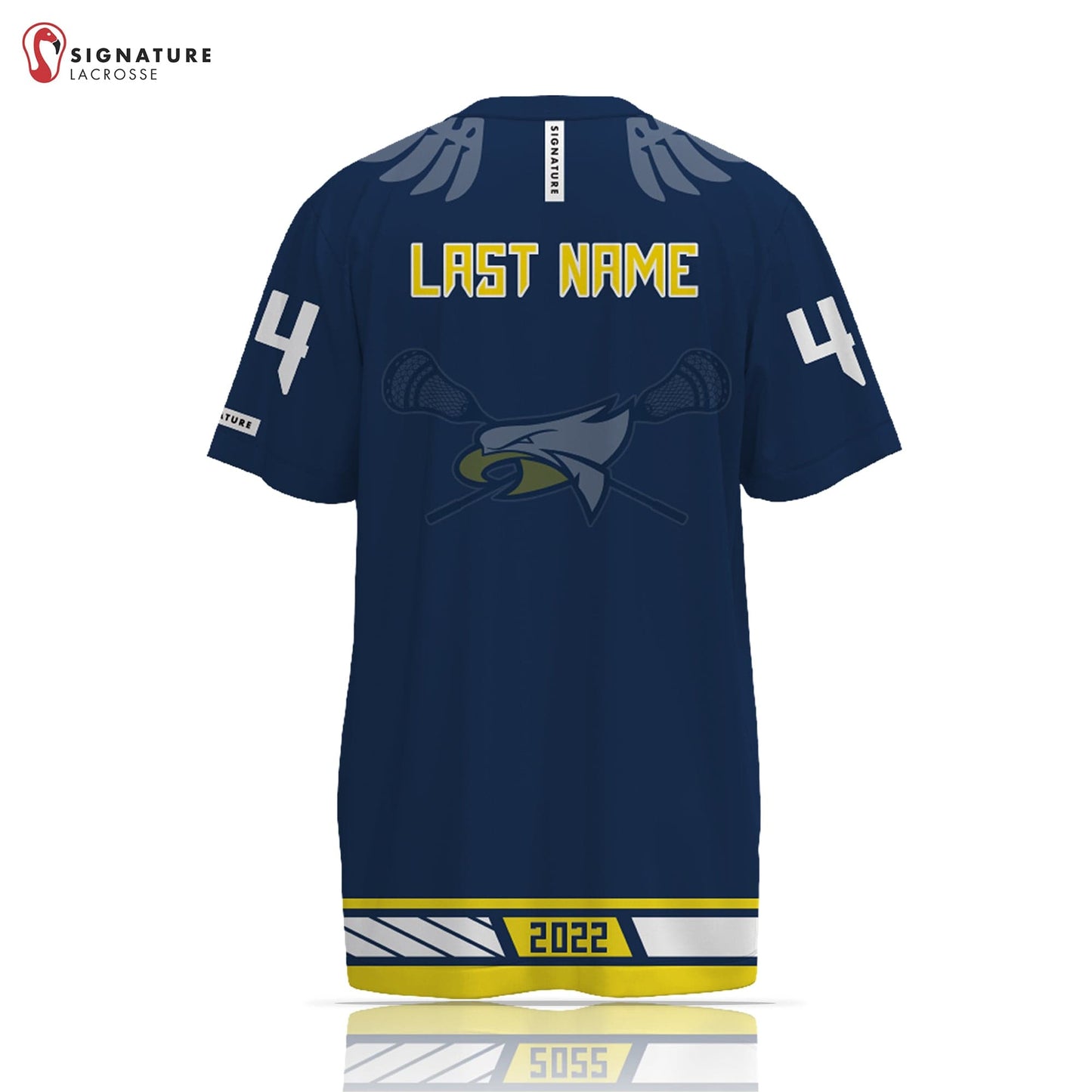 Hudsonville Youth Lacrosse Men's 3 Piece Player Game Package Signature Lacrosse