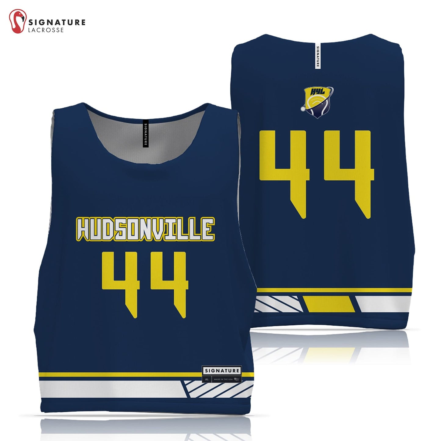 Hudsonville Youth Lacrosse Men's Player Game Reversible Signature Lacrosse