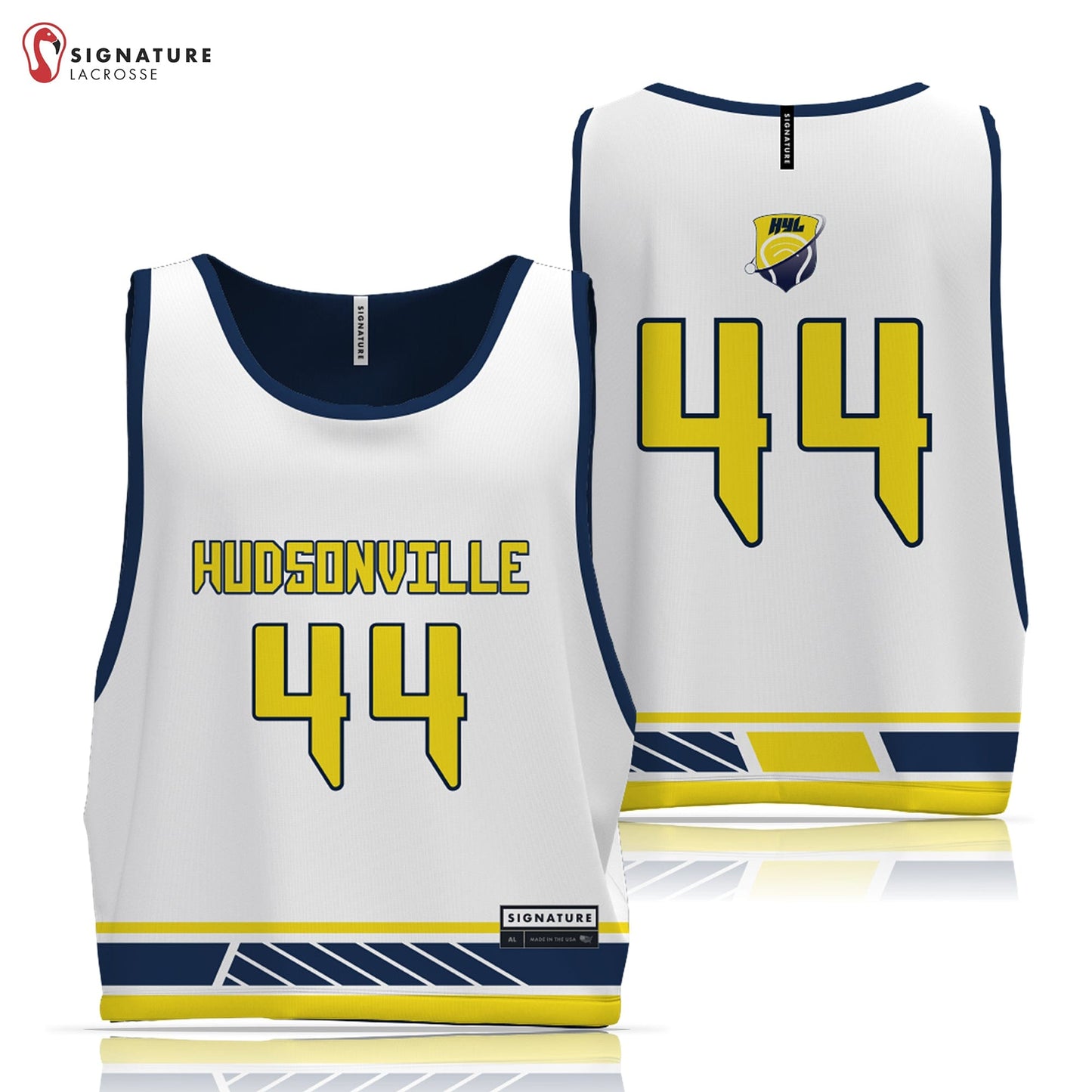 Hudsonville Youth Lacrosse Men's Player Game Reversible Signature Lacrosse