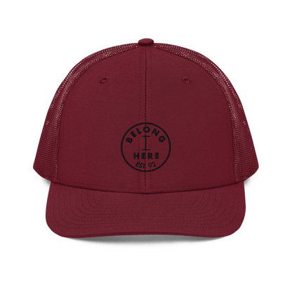 I Belong Here Richardson Trucker Hat Signature Lacrosse