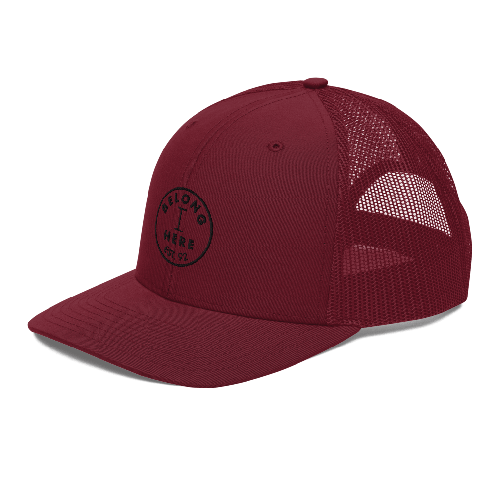 I Belong Here Richardson Trucker Hat Signature Lacrosse