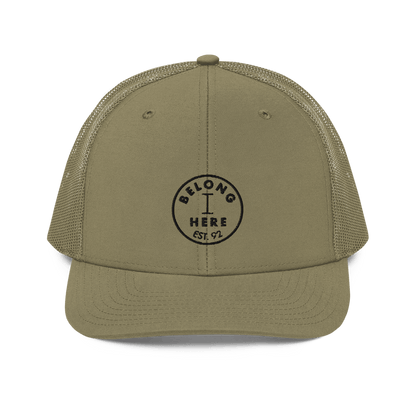 I Belong Here Richardson Trucker Hat Signature Lacrosse