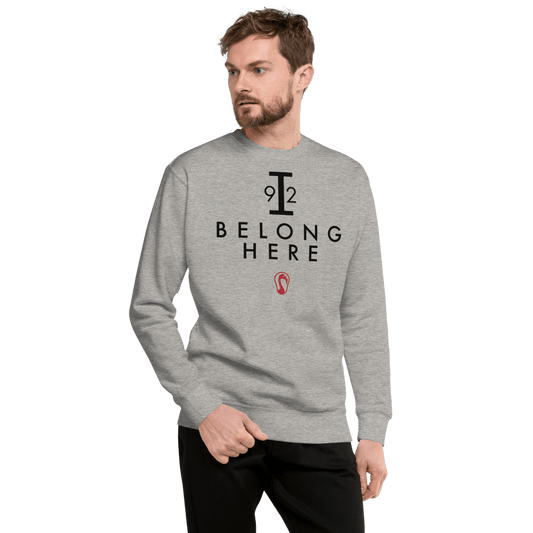 I Belong Here Unisex Fleece Pullover Signature Lacrosse