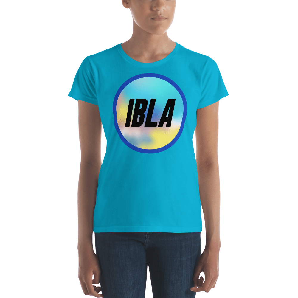 IBLA Ladies Fitted Cotton Tee Signature Lacrosse