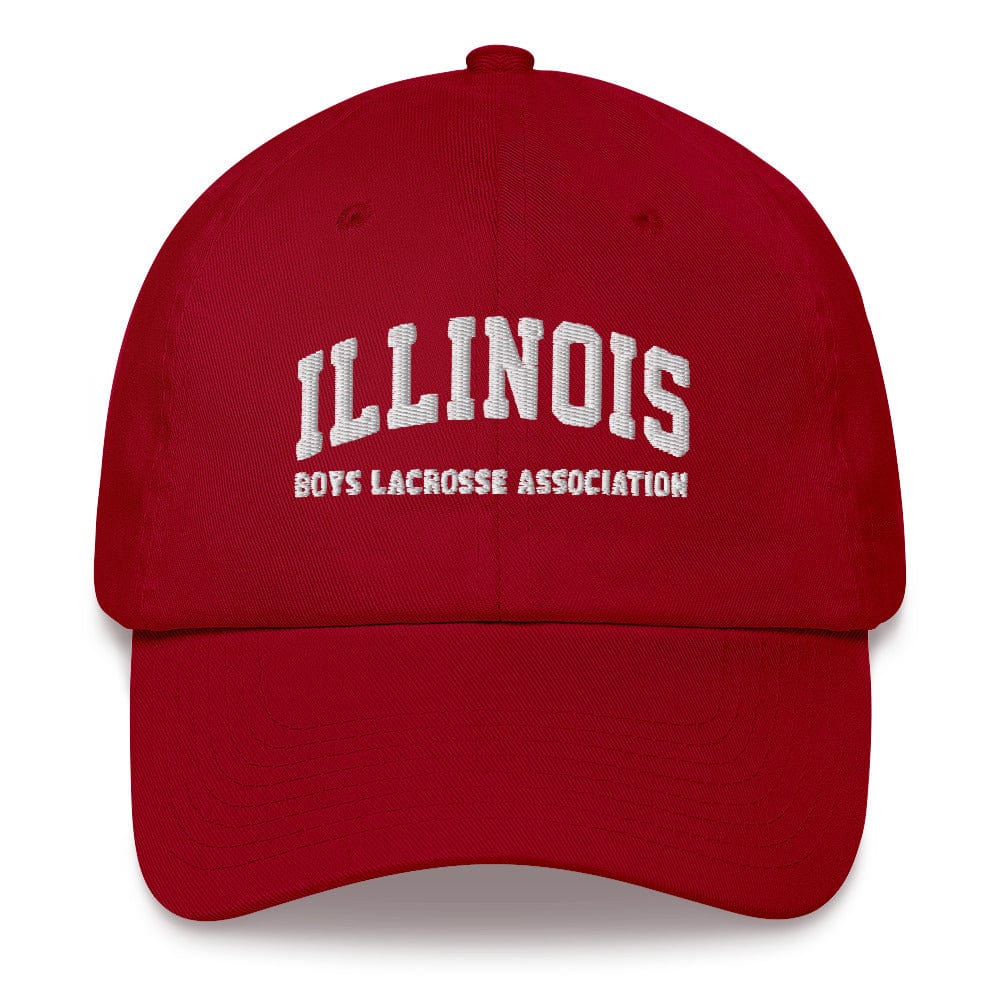 Illinois Boys Lacrosse Adult Dad Hat Signature Lacrosse