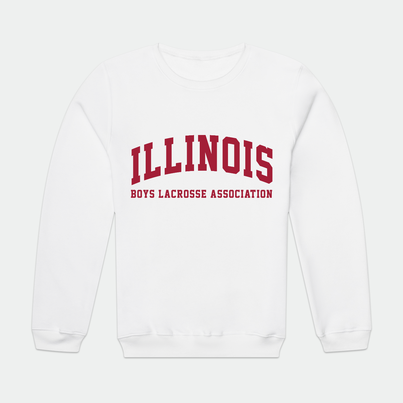 Illinois Boys Lacrosse Adult Sport Sweatshirt Signature Lacrosse