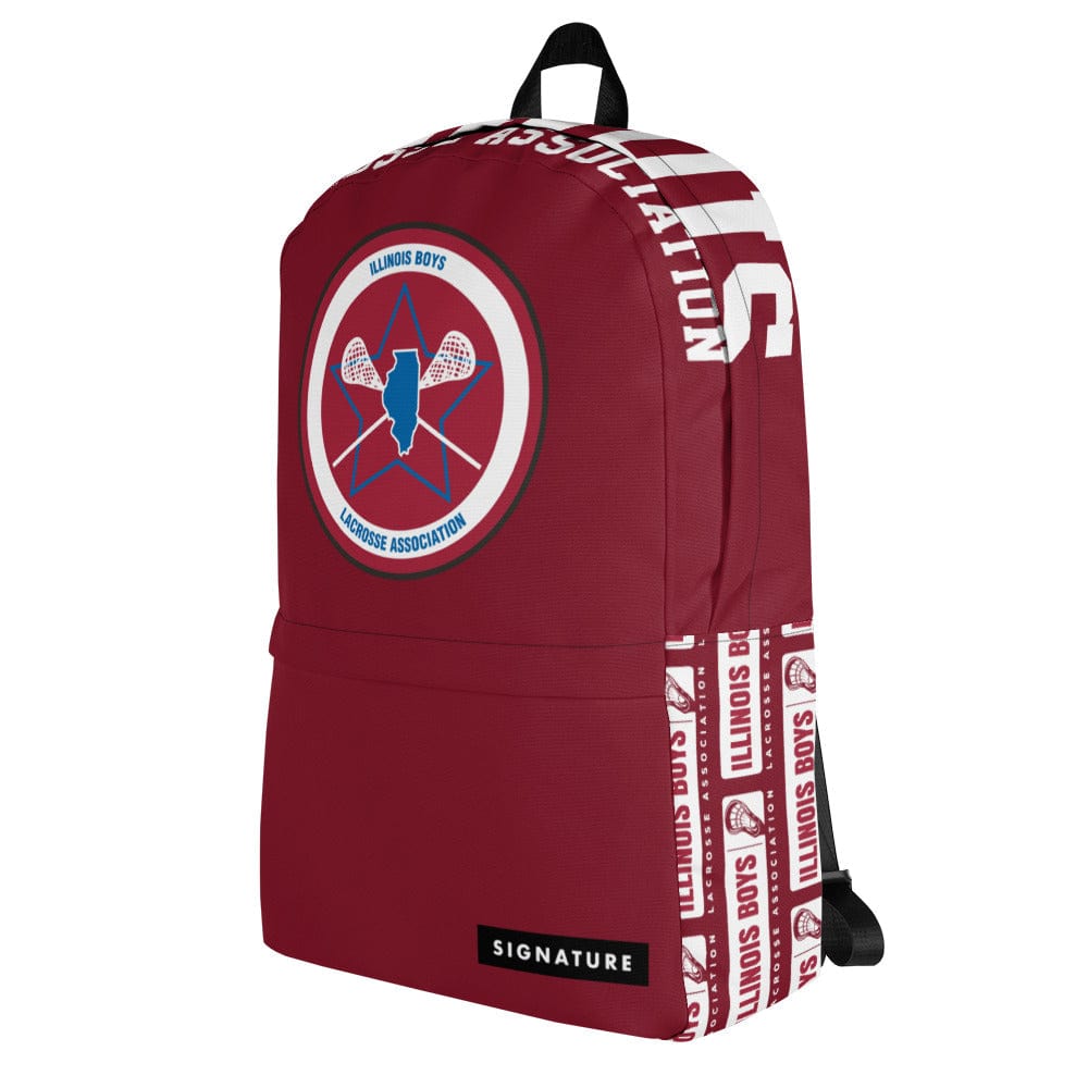 Illinois Boys Lacrosse Backpack Signature Lacrosse