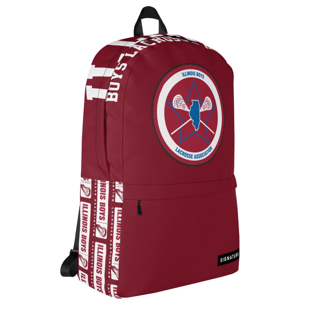 Illinois Boys Lacrosse Backpack Signature Lacrosse