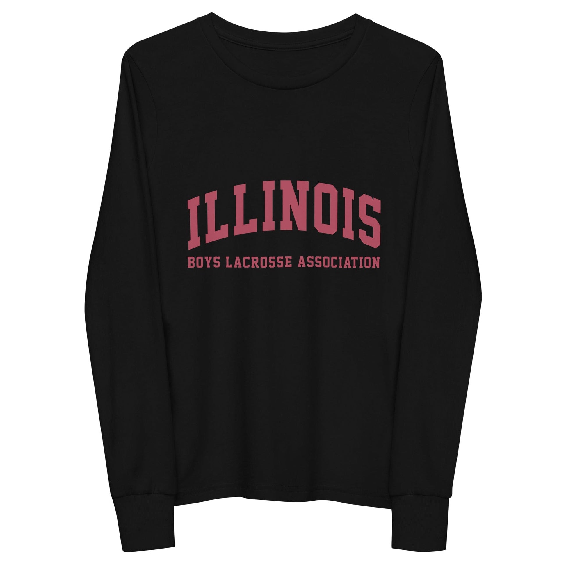Illinois Boys Lacrosse Youth Cotton Long Sleeve T-Shirt Signature Lacrosse