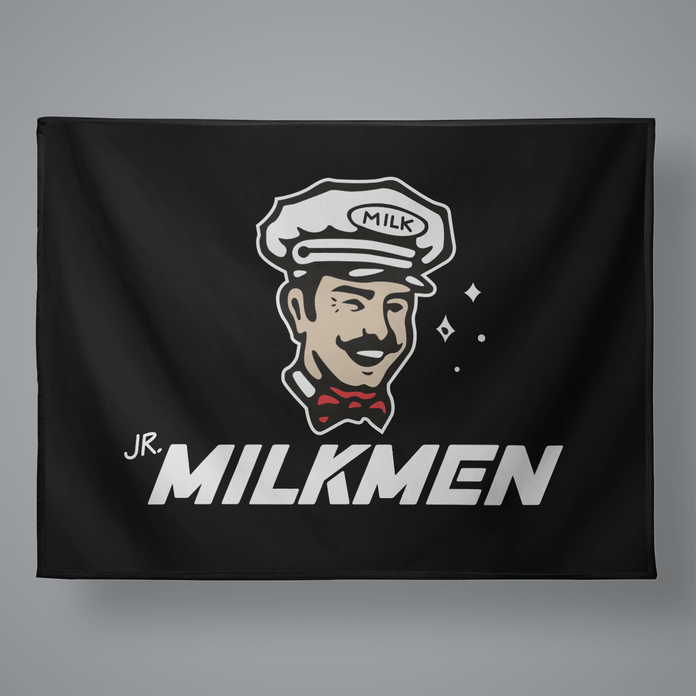 Jr. Milkmen Box Large Plush Throw Blanket Signature Lacrosse