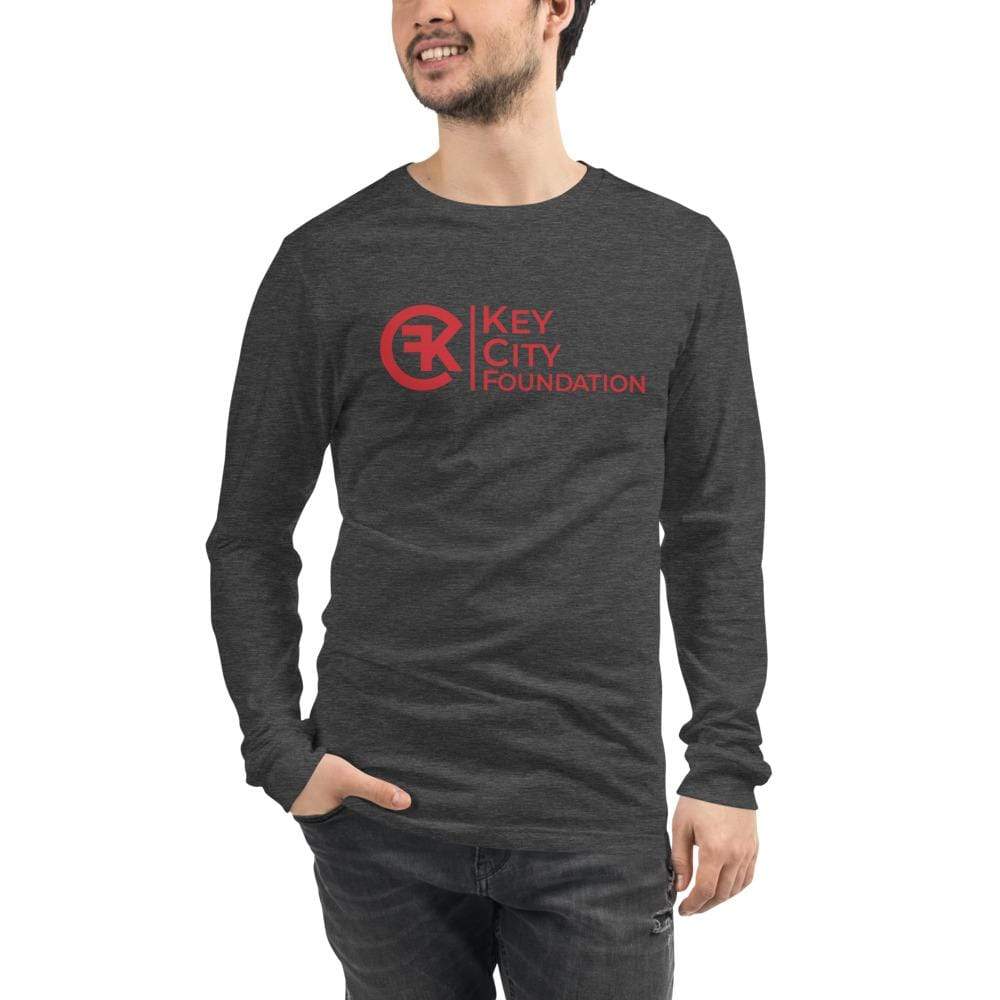 Key City Foundation Adult Premium Long Sleeve T -Shirt Signature Lacrosse
