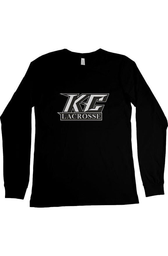 Keystone College Lacrosse Adult Cotton Long Sleeve T-Shirt Signature Lacrosse