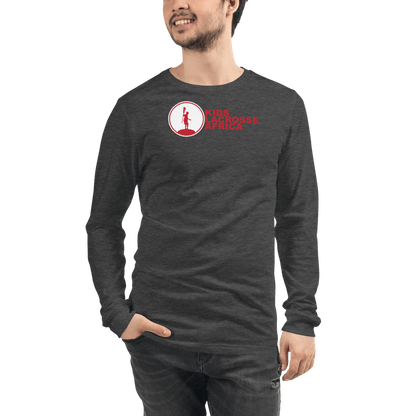 Kids Lacrosse Africa  Adult Premium Long Sleeve T -Shirt Signature Lacrosse