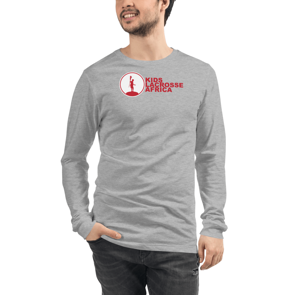 Kids Lacrosse Africa  Adult Premium Long Sleeve T -Shirt Signature Lacrosse