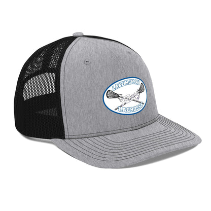 Lake Murray Rapids Lacrosse Adult Richardson Trucker Hat Signature Lacrosse