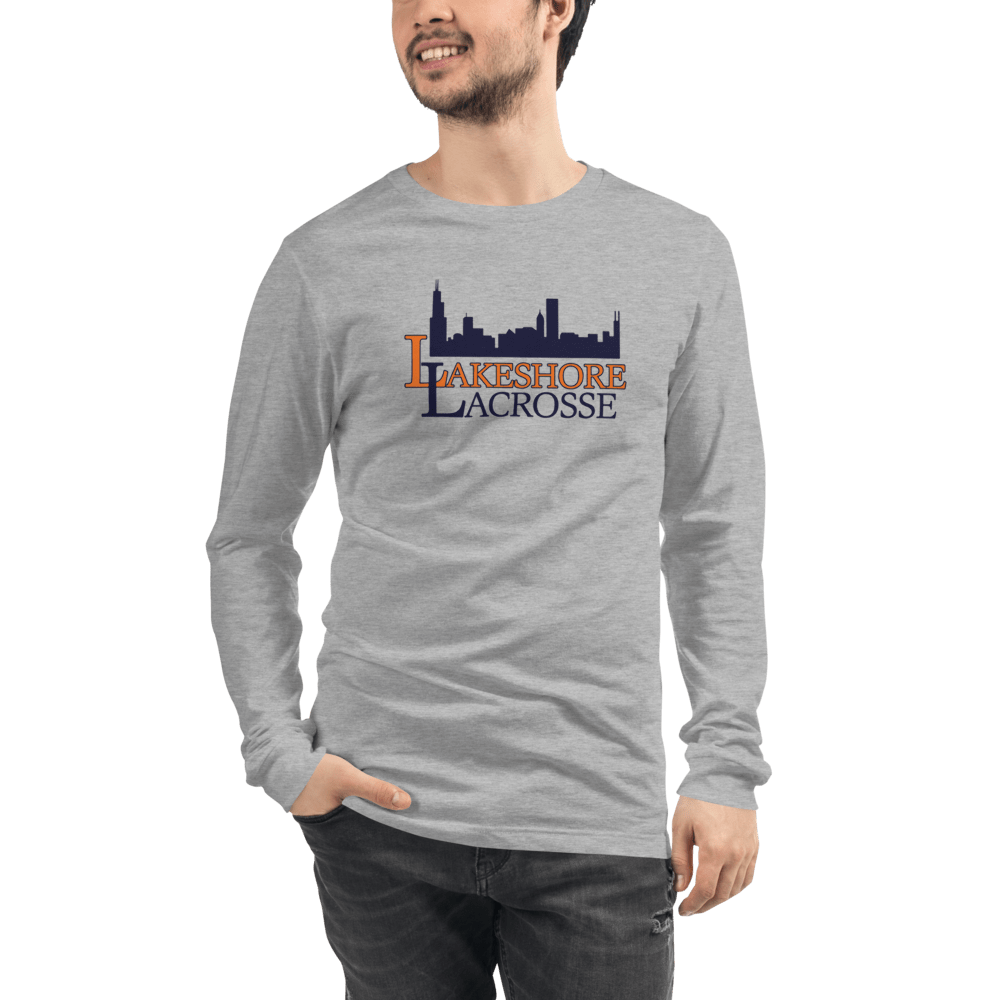 Lakeshore Lacrosse Adult Premium Long Sleeve T -Shirt Signature Lacrosse