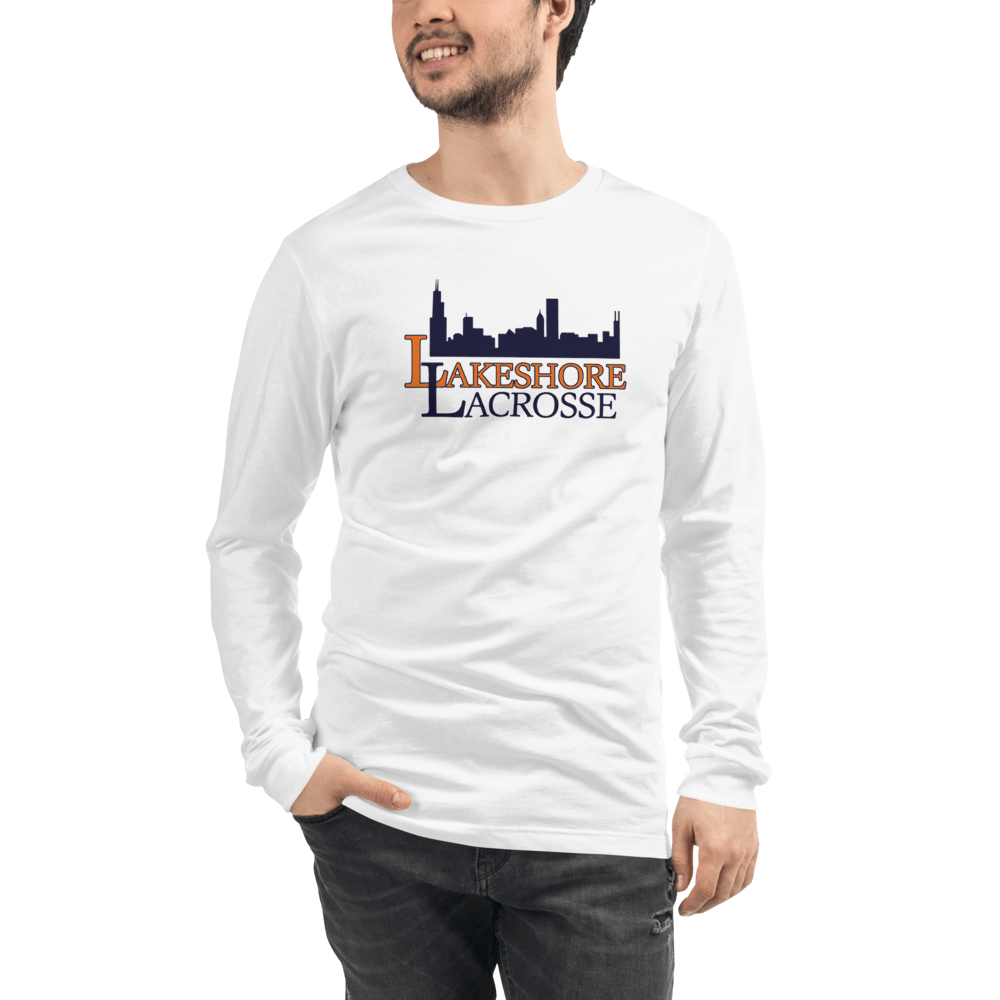 Lakeshore Lacrosse Adult Premium Long Sleeve T -Shirt Signature Lacrosse