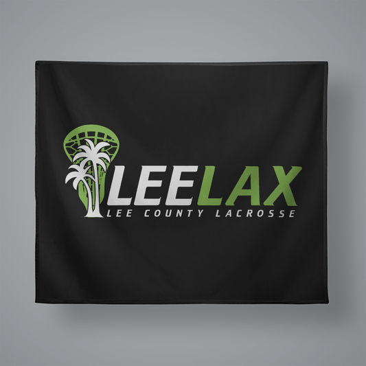 Lee Lax Lacrosse Small Plush Throw Blanket Signature Lacrosse