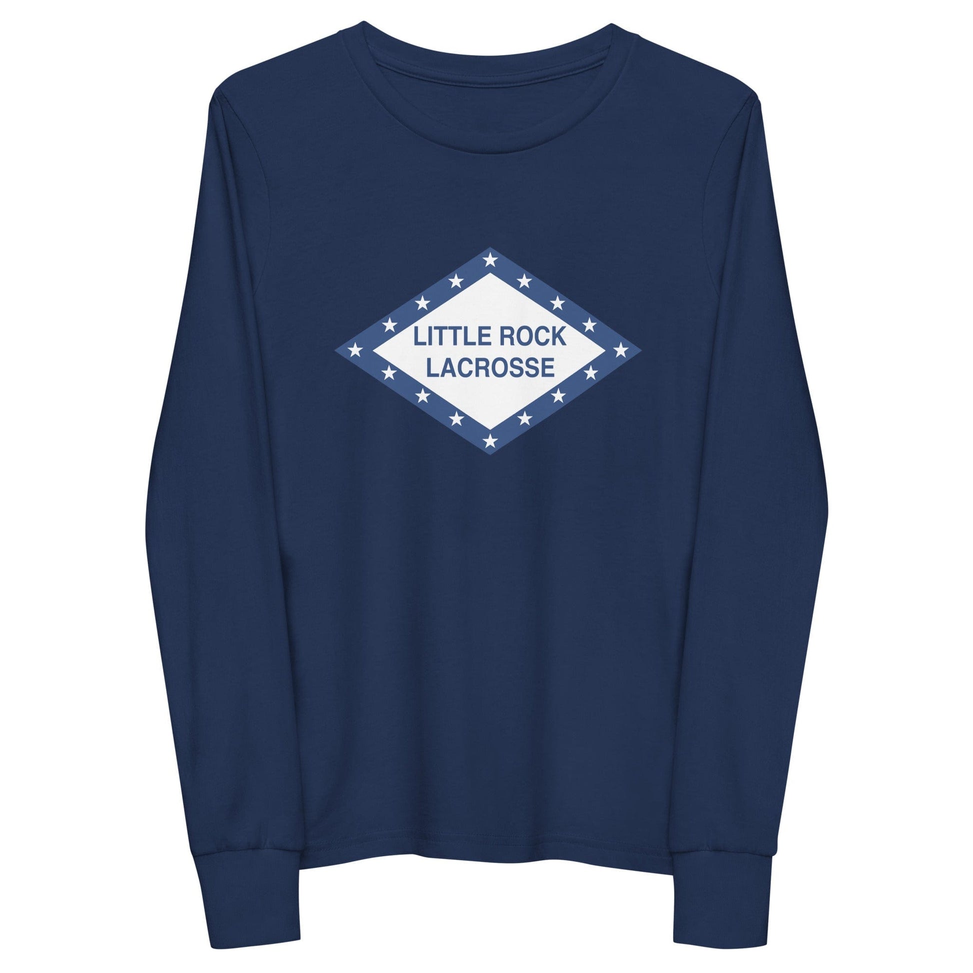 Little Rock Lacrosse Youth Cotton Long Sleeve T-Shirt Signature Lacrosse