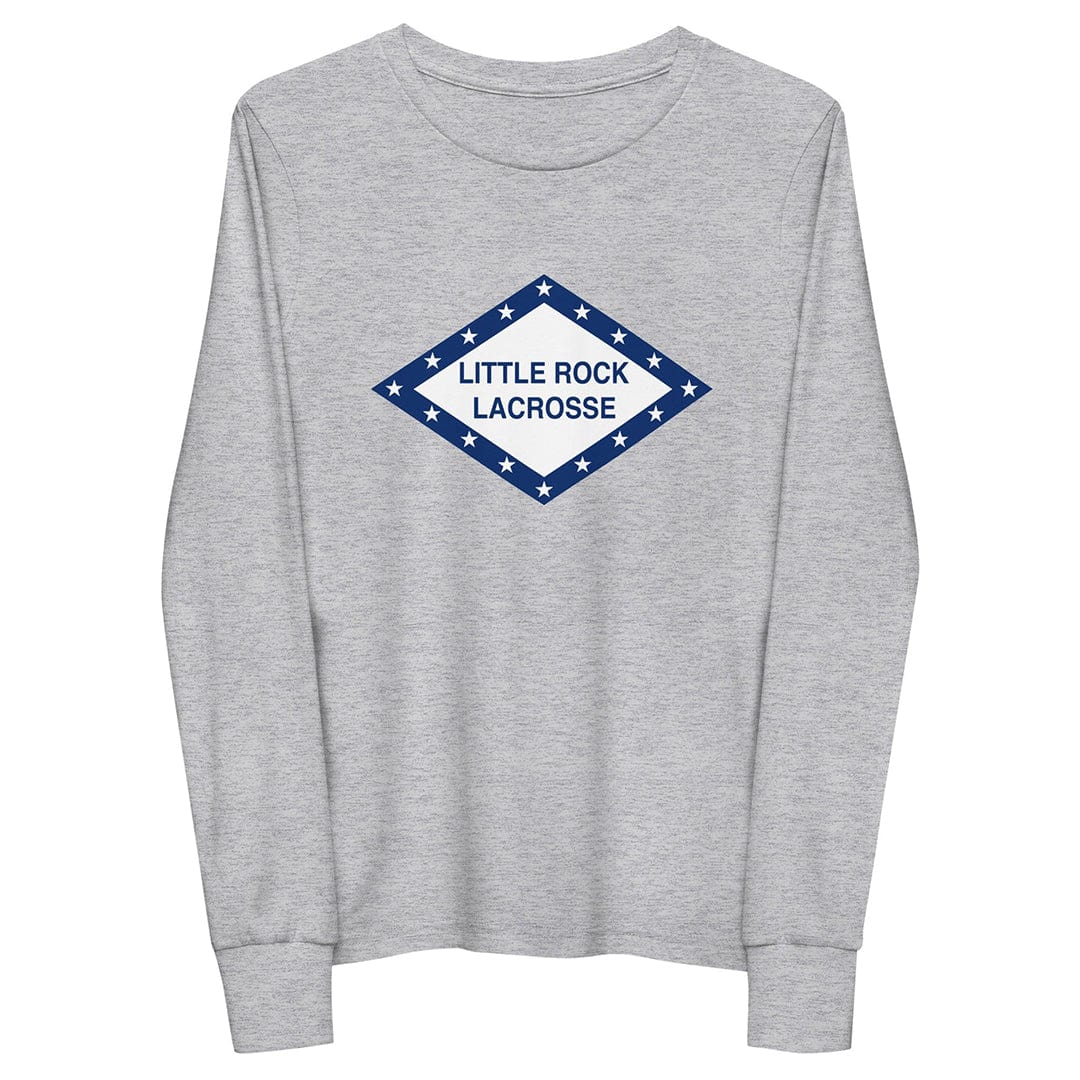 Little Rock Lacrosse Youth Cotton Long Sleeve T-Shirt Signature Lacrosse