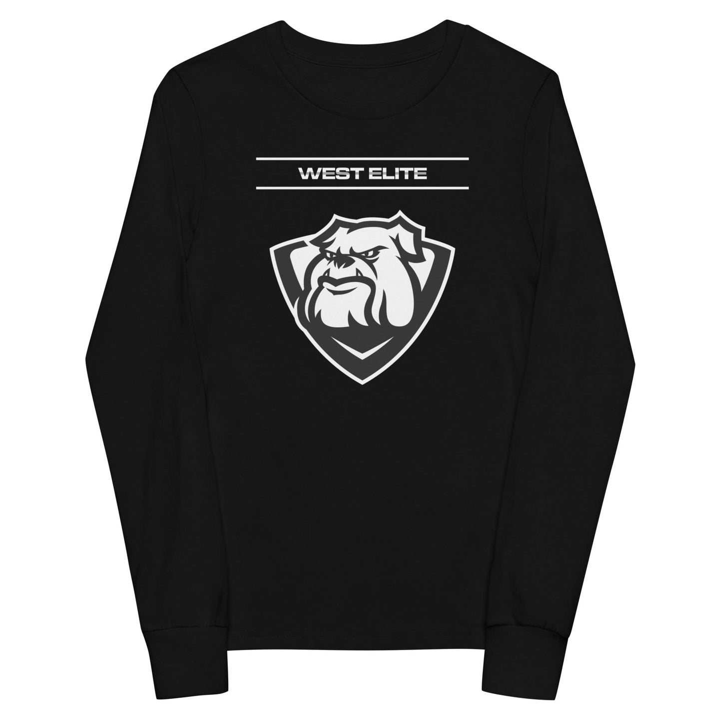 Mad Dog West Youth Cotton Long Sleeve T-Shirt - West Elite Signature Lacrosse