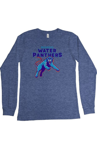 Mahopac Water Panthers Adult Cotton Long Sleeve T-Shirt Signature Lacrosse
