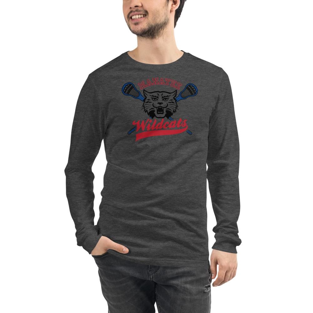 Manatee Wildcats Adult Premium Long Sleeve T -Shirt Signature Lacrosse