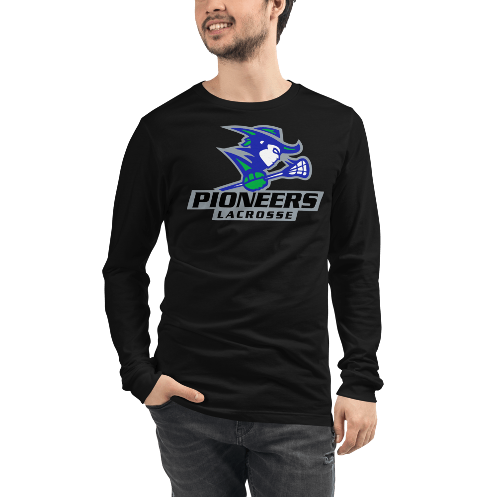 Martin County Pioneers Lacrosse Adult Premium Long Sleeve T -Shirt Signature Lacrosse