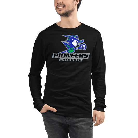 Martin County Pioneers Lacrosse Adult Premium Long Sleeve T -Shirt Signature Lacrosse