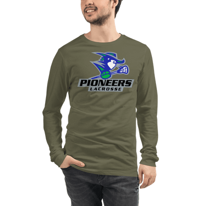 Martin County Pioneers Lacrosse Adult Premium Long Sleeve T -Shirt Signature Lacrosse