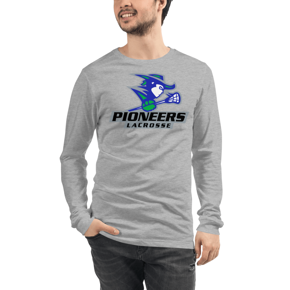 Martin County Pioneers Lacrosse Adult Premium Long Sleeve T -Shirt Signature Lacrosse