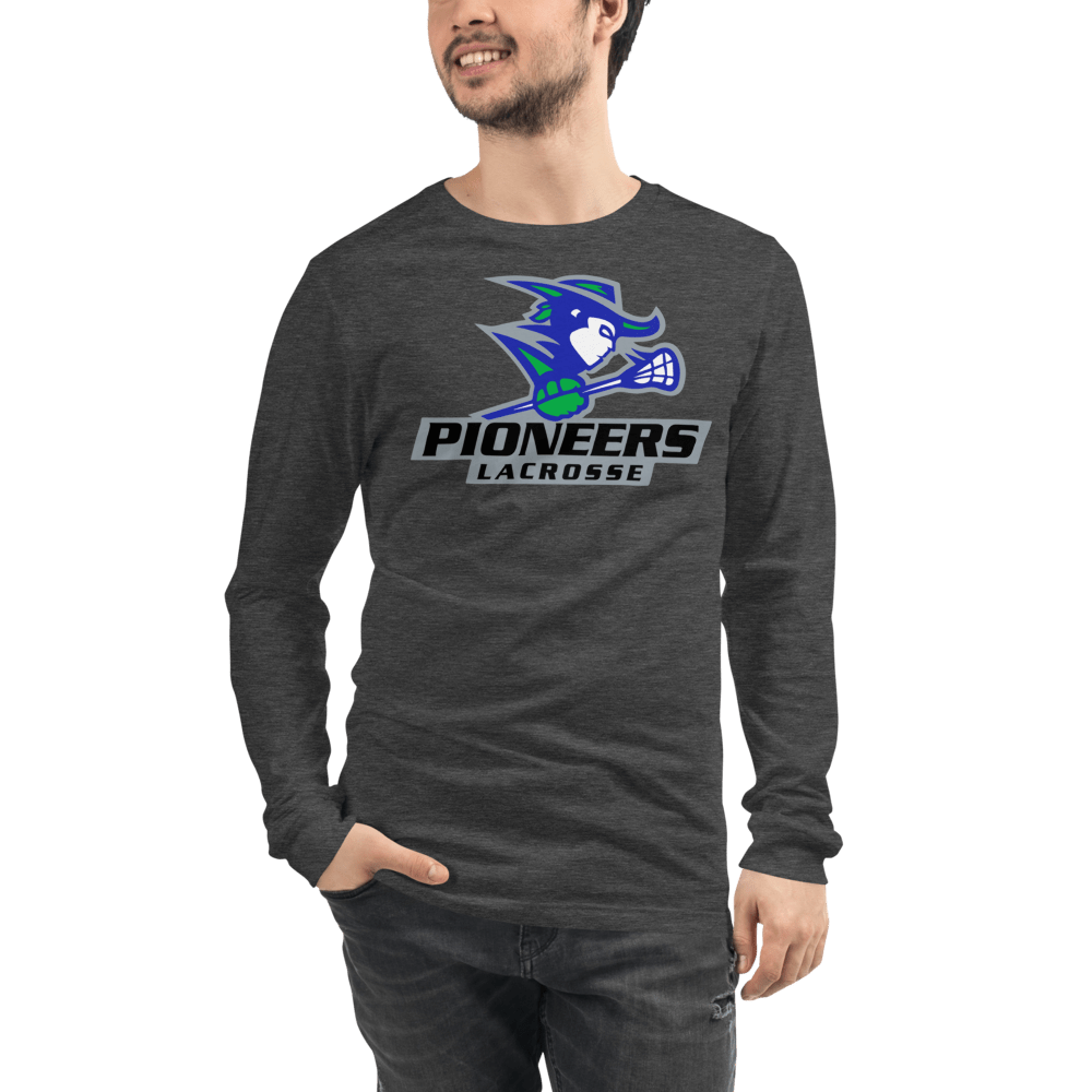 Martin County Pioneers Lacrosse Adult Premium Long Sleeve T -Shirt Signature Lacrosse