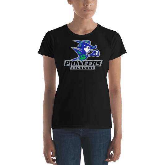 Martin County Pioneers Lacrosse Ladies Fitted Cotton Tee Signature Lacrosse