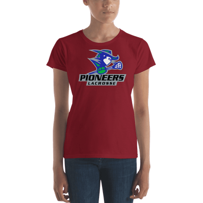 Martin County Pioneers Lacrosse Ladies Fitted Cotton Tee Signature Lacrosse