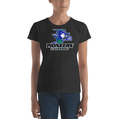 Martin County Pioneers Lacrosse Ladies Fitted Cotton Tee Signature Lacrosse