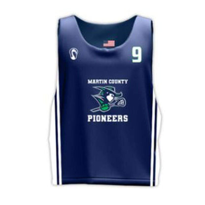 Martin County Pioneers Lacrosse Men's Performance 2 Piece Practice Package - Basic Signature Lacrosse