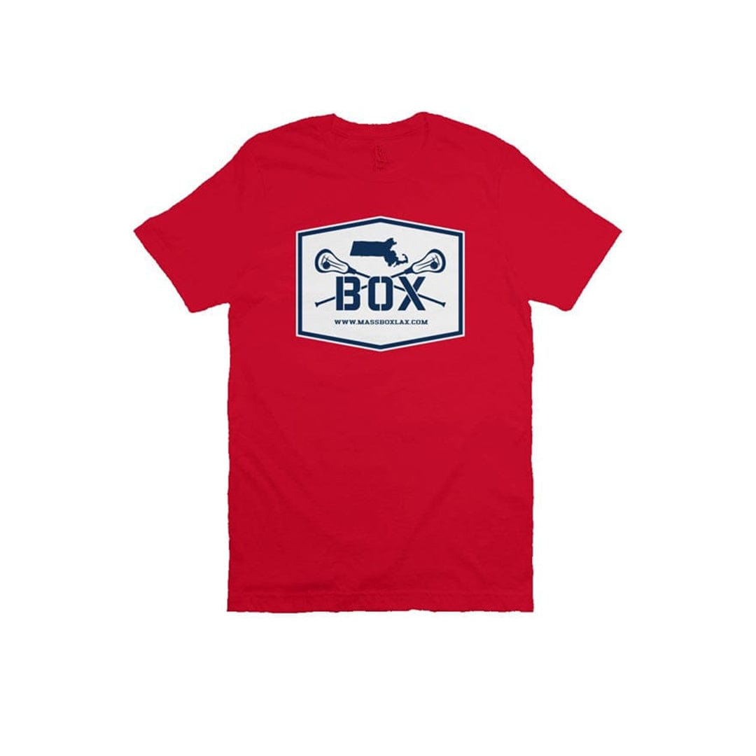 Mass Box Lacrosse Adult Cotton Short Sleeve T-Shirt Signature Lacrosse