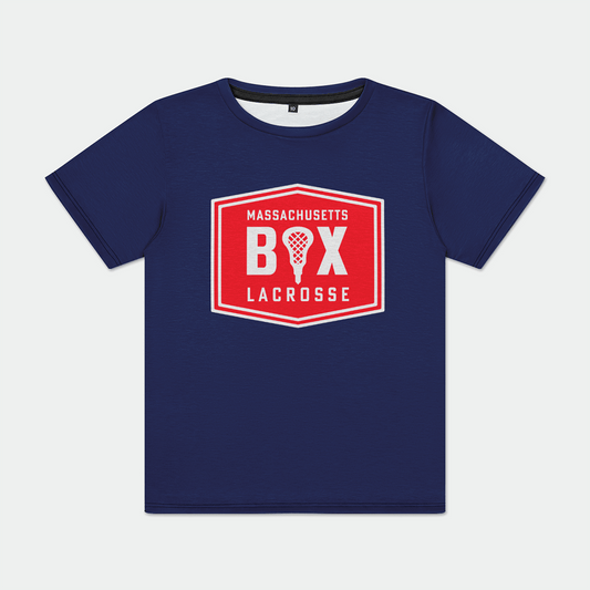 Mass Box Lacrosse Youth Sport T-Shirt Signature Lacrosse