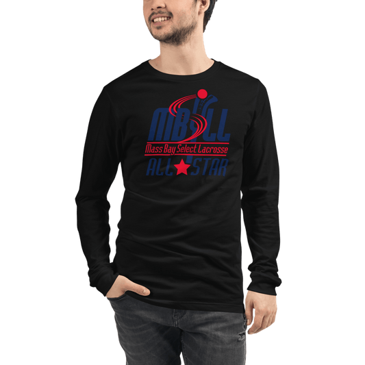 MBYLL Select League All Star Game Adult Premium Long Sleeve T -Shirt Signature Lacrosse