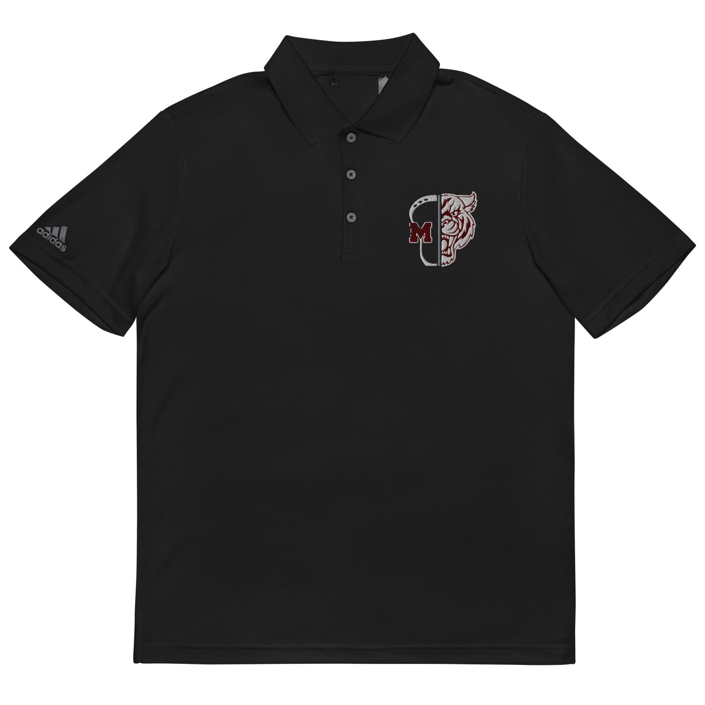 Mechanicsburg Youth Lacrosse Adult Adidas Performance Polo Signature Lacrosse