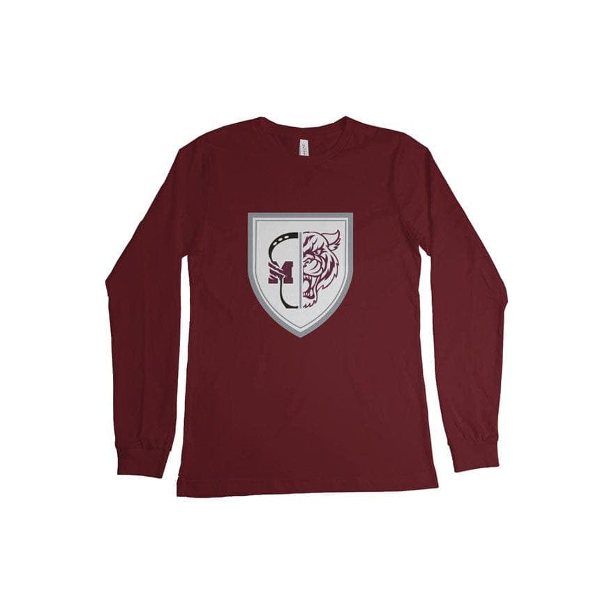 Mechanicsburg Youth Lacrosse Adult Cotton Long Sleeve T-Shirt Signature Lacrosse