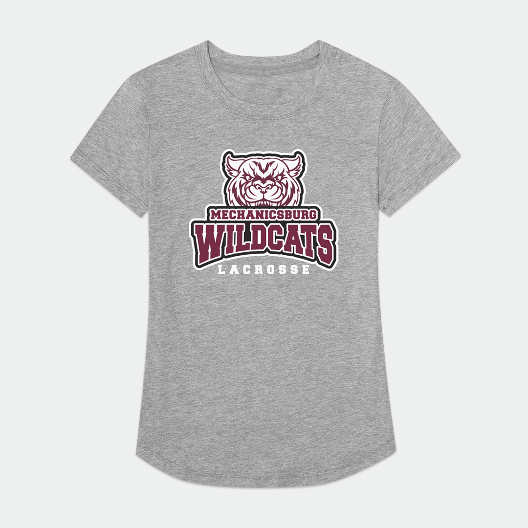 Mechanicsburg Youth Lacrosse Adult Women's Sport T-Shirt Signature Lacrosse