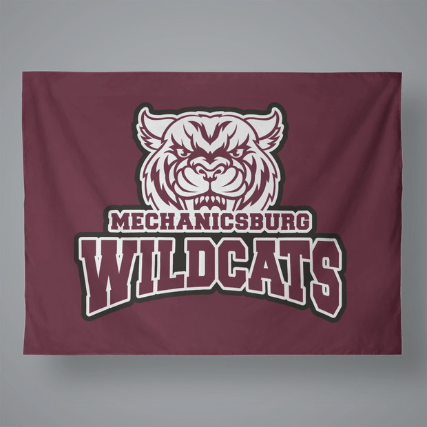 Mechanicsburg Youth Lacrosse Large Wall Tapestry Signature Lacrosse