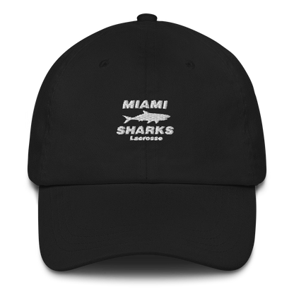 Miami Sharks Lacrosse Club Dad hat Signature Lacrosse