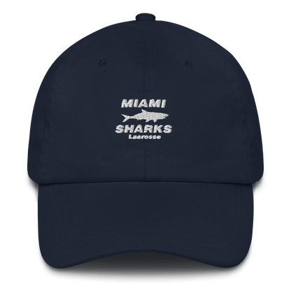 Miami Sharks Lacrosse Club Dad hat Signature Lacrosse