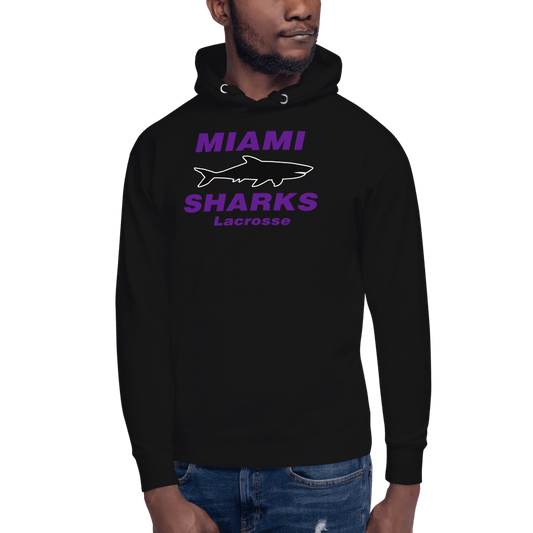 Miami Sharks Lacrosse Club Unisex Premium Hoodie Signature Lacrosse