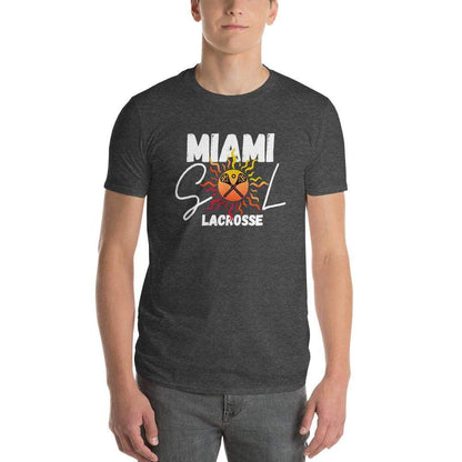 Miami Sol Adult Premium Short Sleeve T-Shirt Signature Lacrosse