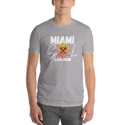 Miami Sol Adult Premium Short Sleeve T-Shirt Signature Lacrosse