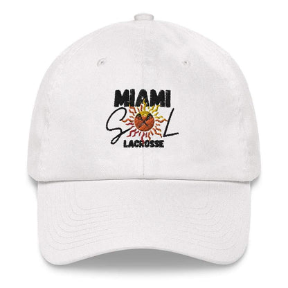 Miami Sol Dad Hat Signature Lacrosse