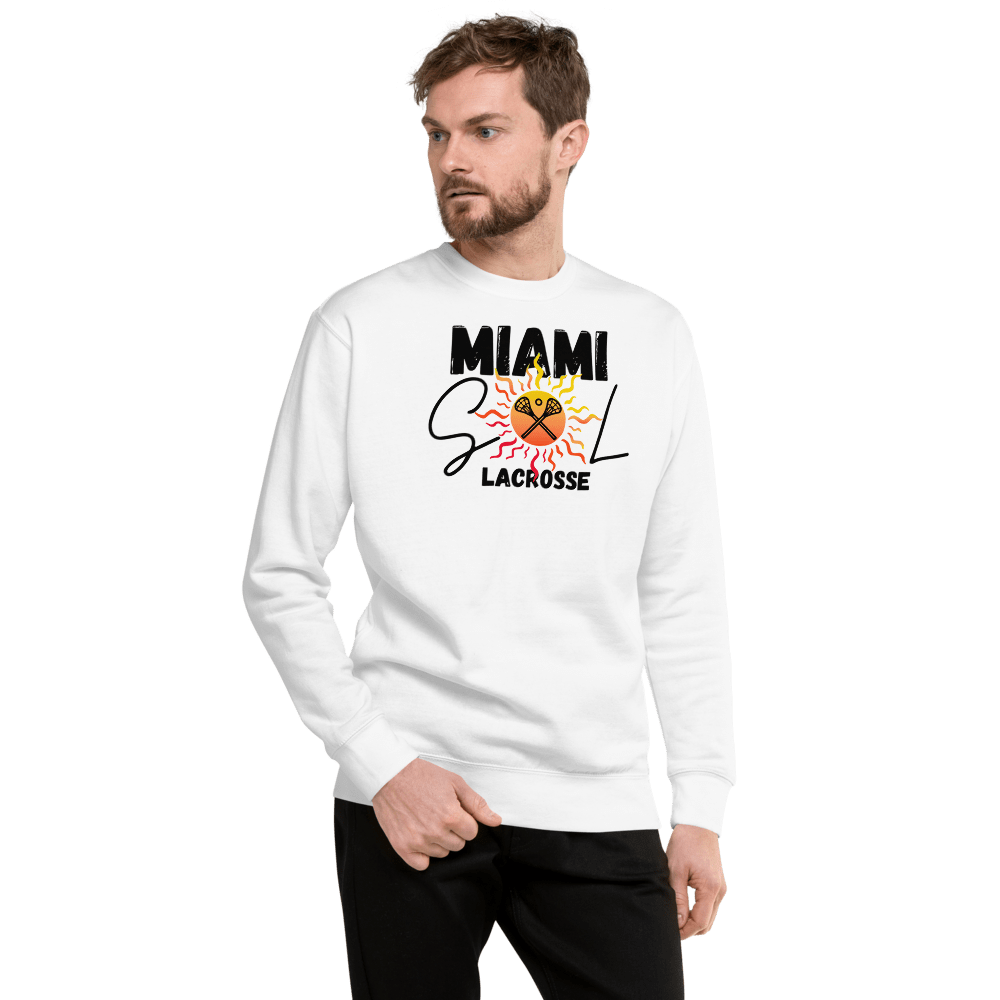 Miami Sol Fleece Pullover Signature Lacrosse